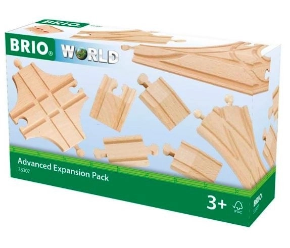 Großer Brio Erweiterungs-Set für Holzbahn