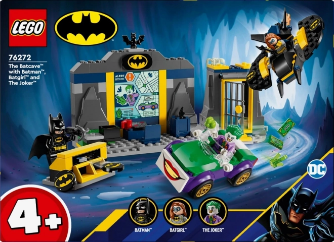 Batman Höhle mit Batman, Batgirl und Joker