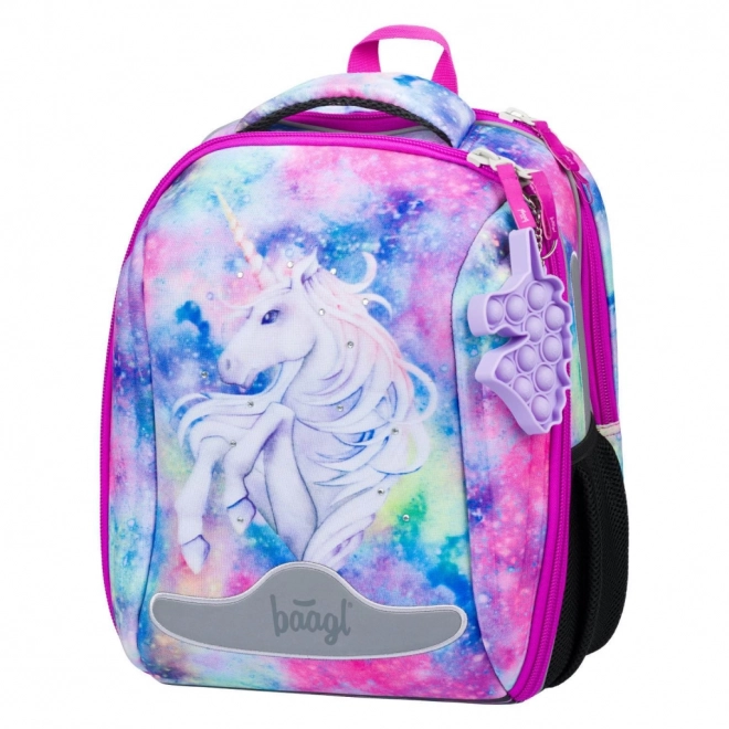 Baagl 5er-Set Einhorn Schulrucksack mit Zubehör