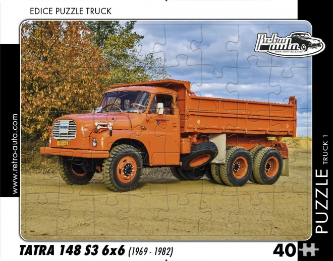 Retro-Auto Puzzle Truck Tatra 148 S3 6x6