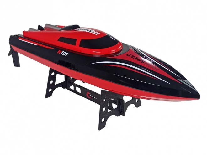 Rote ferngesteuerte Schnellboot