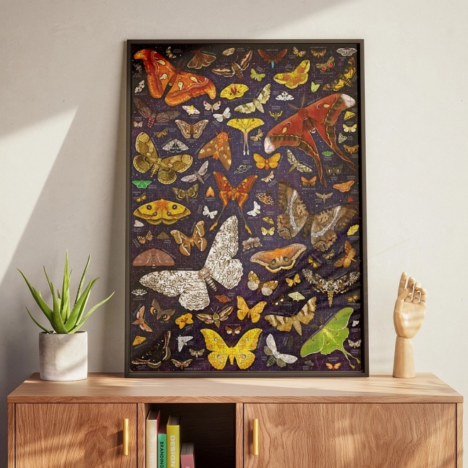 Puzzlove 1000 Teile Nachtfalter Puzzle