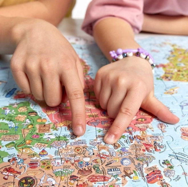 Entdecker-Puzzle - Weltkarte
