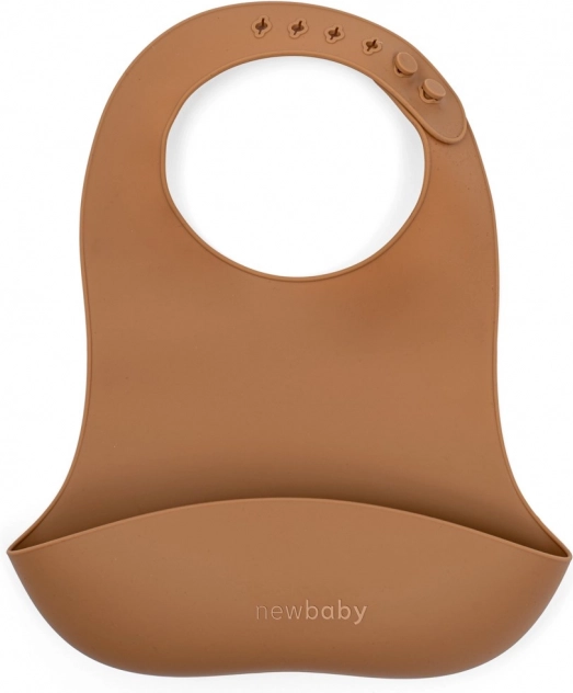 Silikonlätzchen New Baby braun