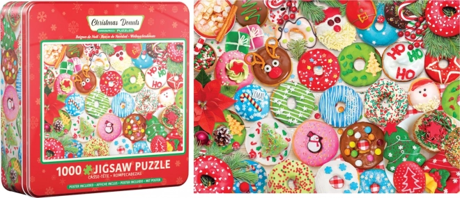 EUROGRAPHICS Puzzle Weihnachtliche Donuts 1000 Teile