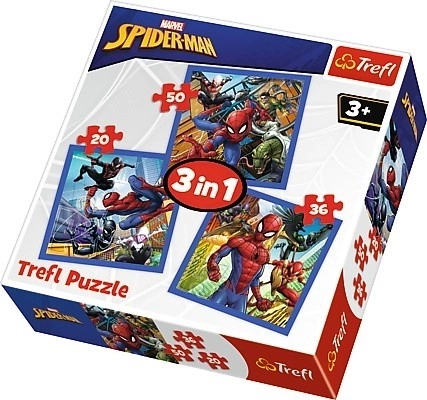 Puzzle 3-in-1 Spider-Man - Spinnenkraft