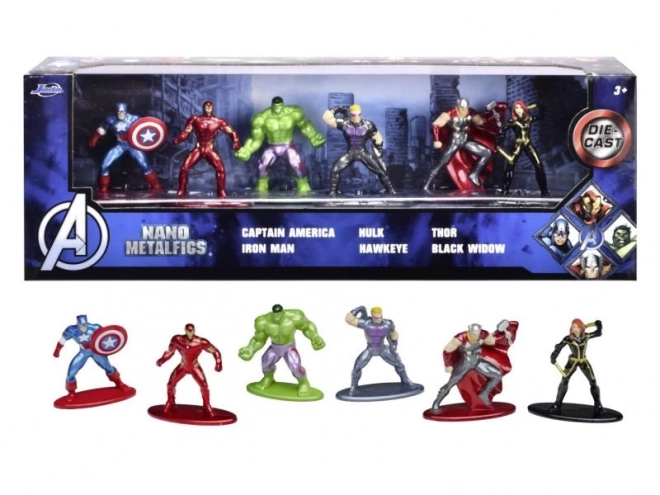 Avengers Metallfiguren 6er-Pack 4cm