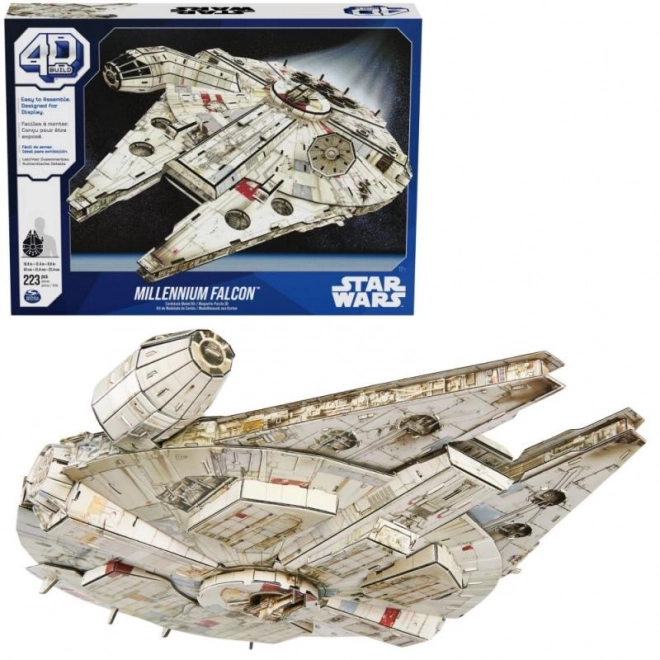 4D-Puzzle Millennium Falcon