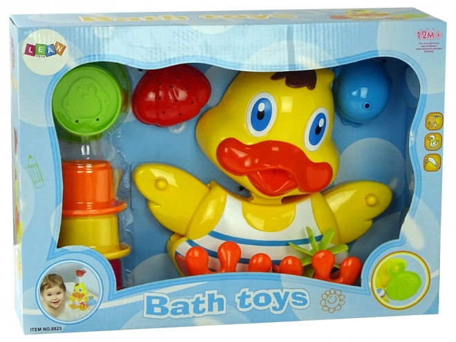 Badespielzeug Enten-Set mit Bechern