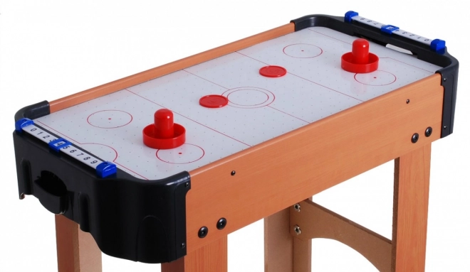 Air Hockey Tischspiel für Kinder aus Holzimitat