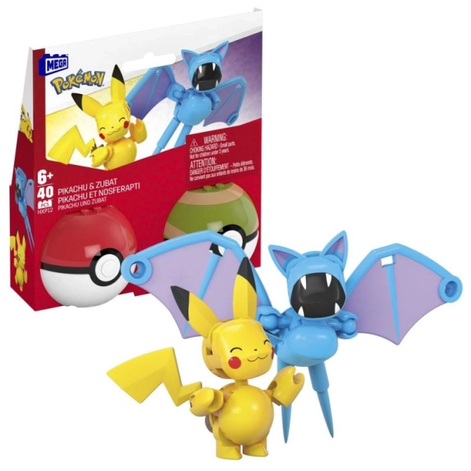 Pokémon Pokéball Doppelpack Pikachu und Zubat