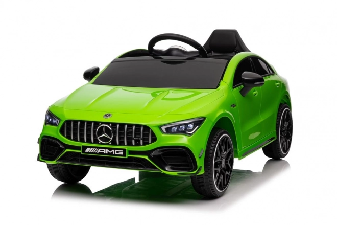 Elektrisches Kinderauto Mercedes CLA 45s AMG grün 4x4