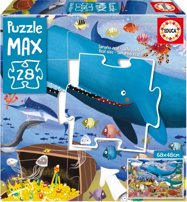 Puzzle Unterwasserwelt 28 Teile