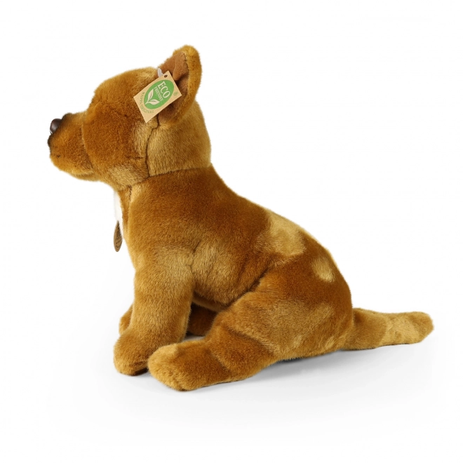 Plüschhund Staffordshire Bullterrier Braun Sitzend 30 cm