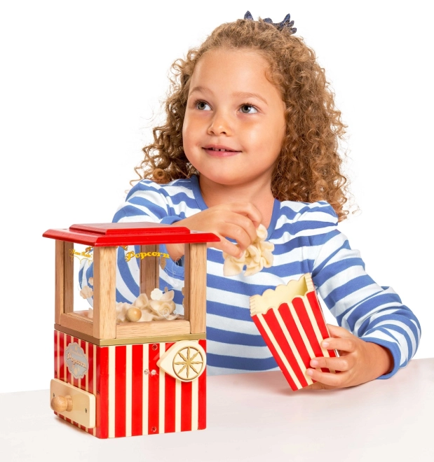 Authentischer Spielspaß mit Hebel und Filz-Popcorn