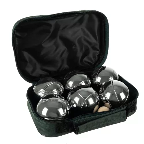 Boules Set mit 6 Kugeln und Tragetasche