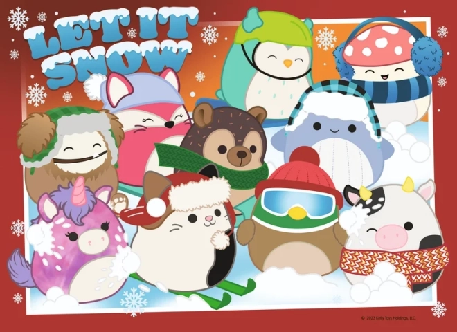 Puzzle Ravensburger Squishmallows 4x100 Teile