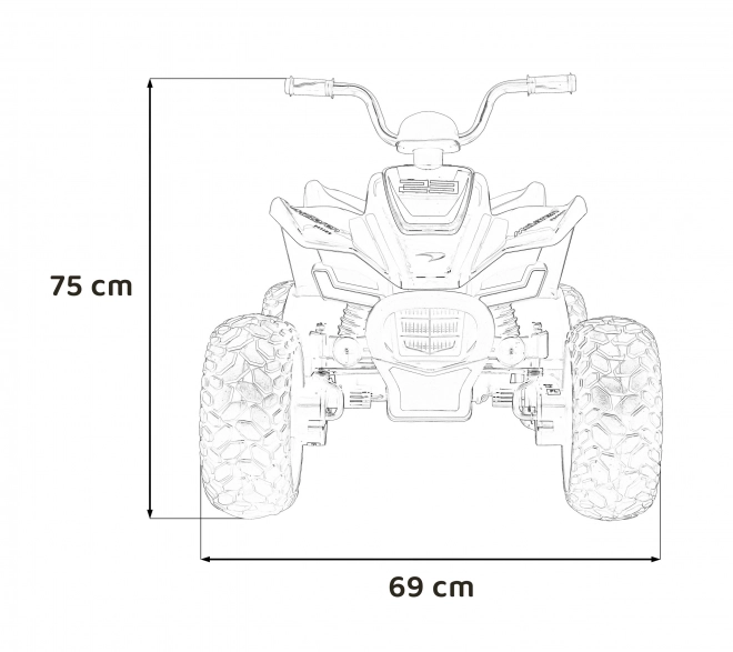 Mclaren Racing MCL 35 Quad Fahrzeug Grau