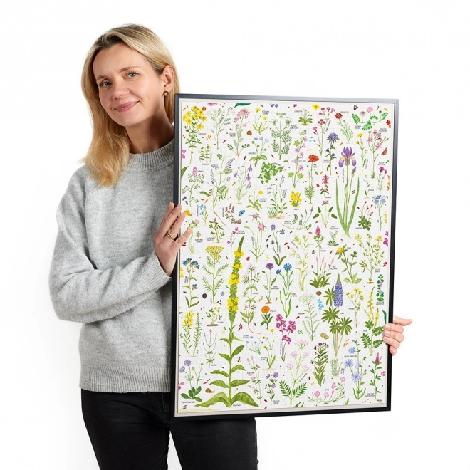 Puzzlove Wildblumen Puzzle 1000 Teile