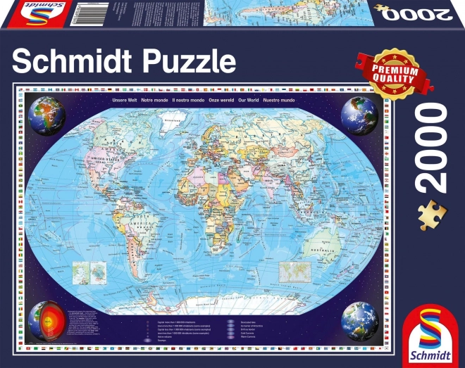 Schmidt Puzzle Unsere Welt 2000 Teile