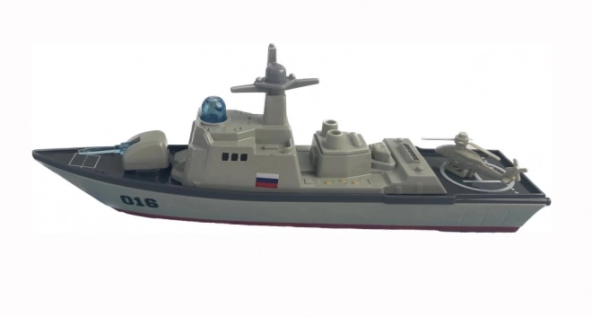 Leuchtender Kriegskreuzer mit Soundeffekten