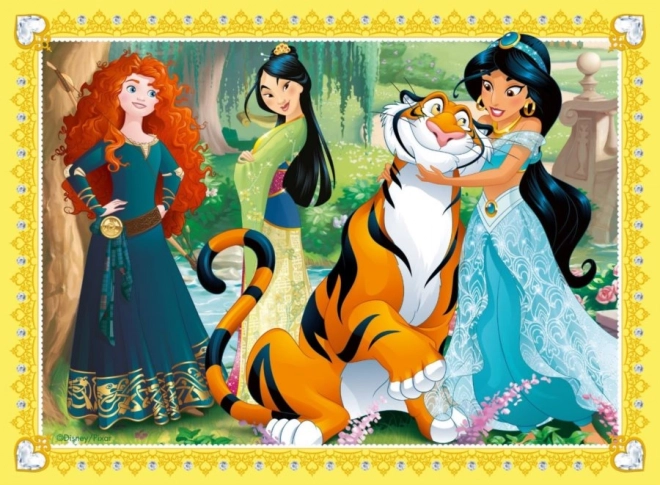 Ravensburger Puzzle Disney Prinzessinnen: Liebevolle Pflege 4-in-1