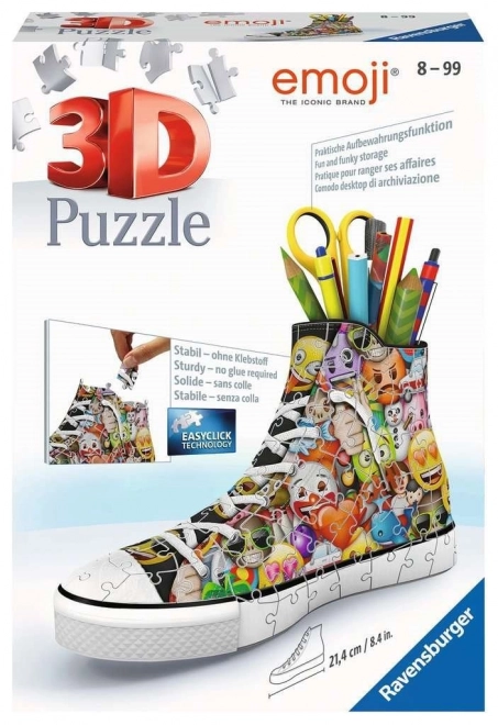 3D Puzzle Sneaker Emoji