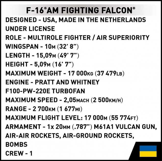 Cobi F-16C Fighting Falcon Bauset