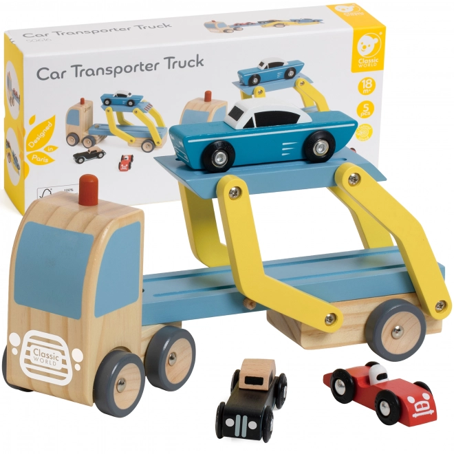 Holztransporter Classic World Spielset