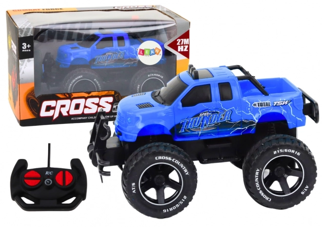 Fernbedienbares Offroad-Auto in Blau