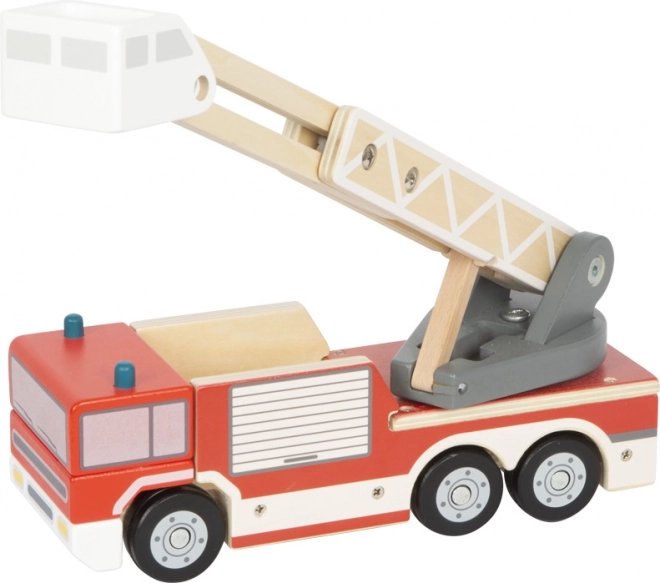 Feuerwehrauto mit drehbarer Leiter für Kinder