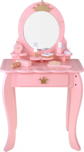 Praktische Schublade und Becher für Accessoires