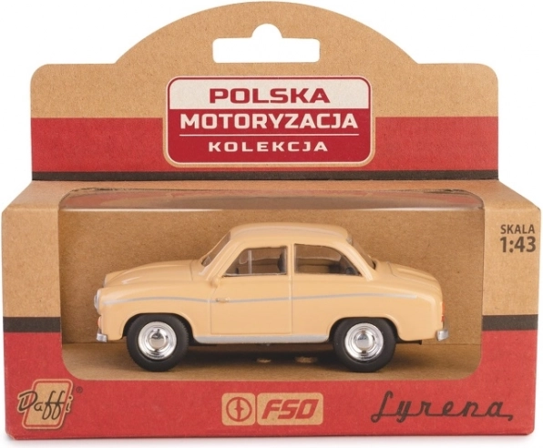 Modellauto Syrena 104 im Maßstab 1:43 – beige