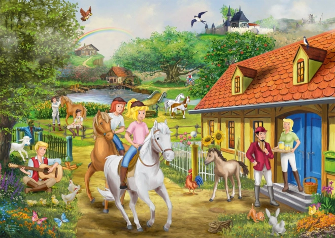 Puzzle Bibi und Tina: Martins Farm 1000 Teile