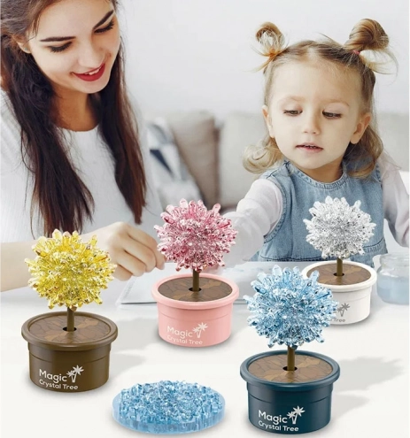 Bunte und effektvolle Kristalle für Freude und Dekoration