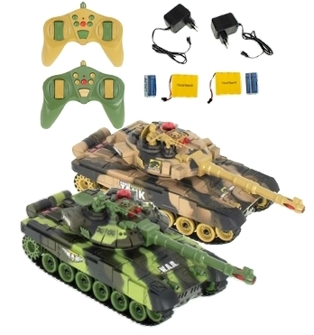 Doppelte Action: zwei Panzer in einem Set