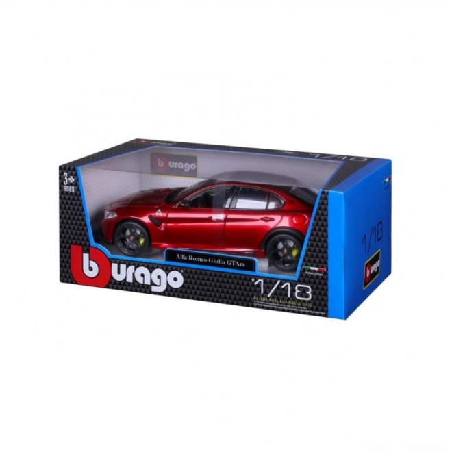 Bburago Alfa Romeo Giulia GTAm Modellauto Rot