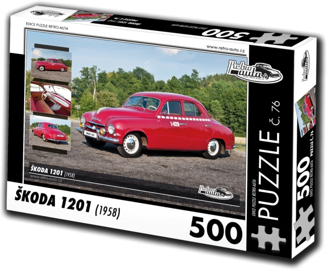 Puzzle RETRO-AUTA Škoda 1201 (1958), 500 Teile