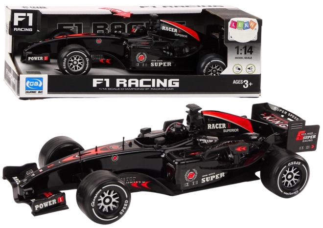 Rennwagen Sportauto F1 mit Antrieb 1:14 Schwarz mit Geräuschen