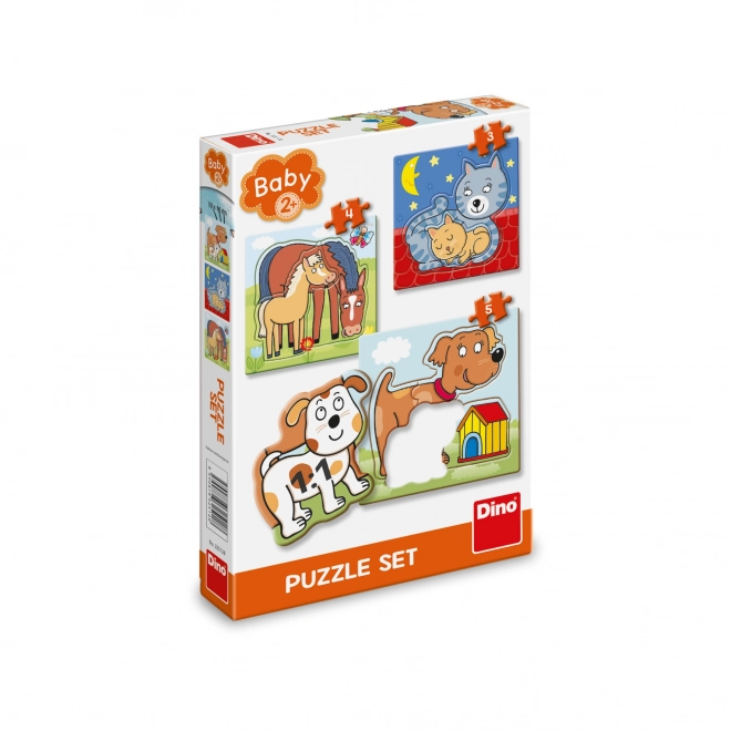 Tierpuzzle-Set für Kleinkinder