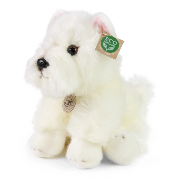 Sitzender Westie Plüschhund 30 cm Umweltfreundlich