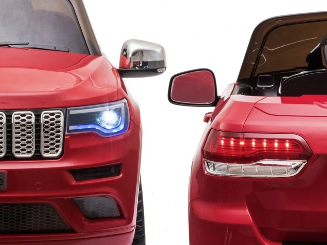 Elektrisches Kinderauto Jeep Grand Cherokee – Lackiert rot