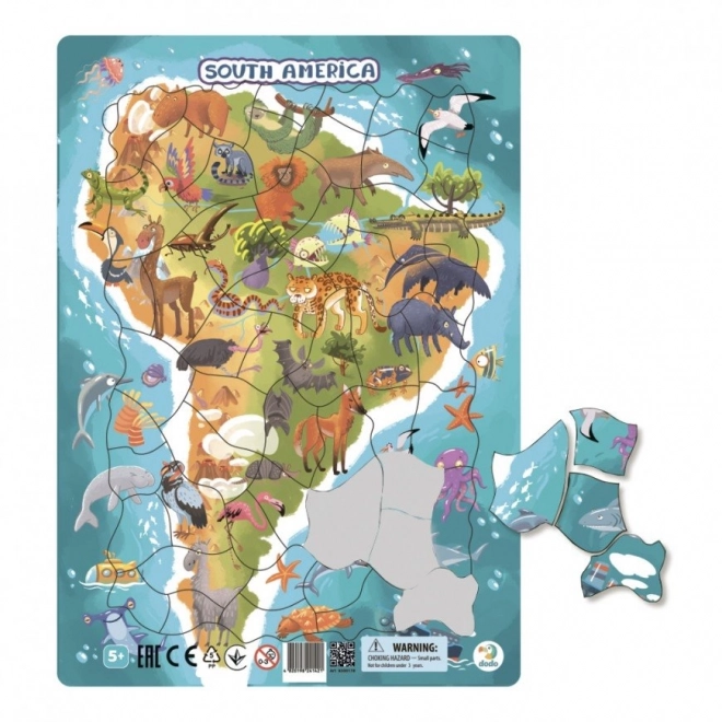 DODO Puzzle Tiere Südamerikas 53 Teile