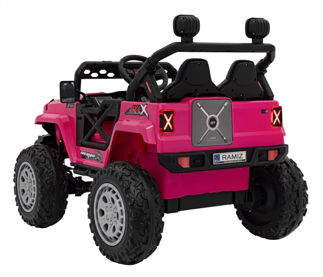Offroad rosa elektrisches Kinderauto