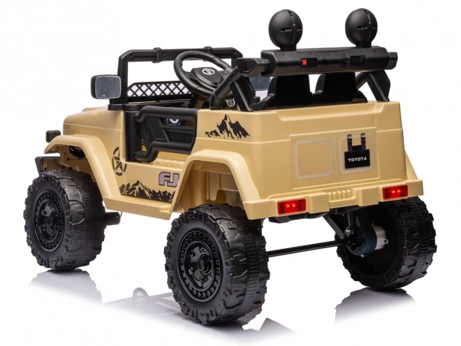 Elektrofahrzeug Toyota FJ Cruiser für Kinder – beige