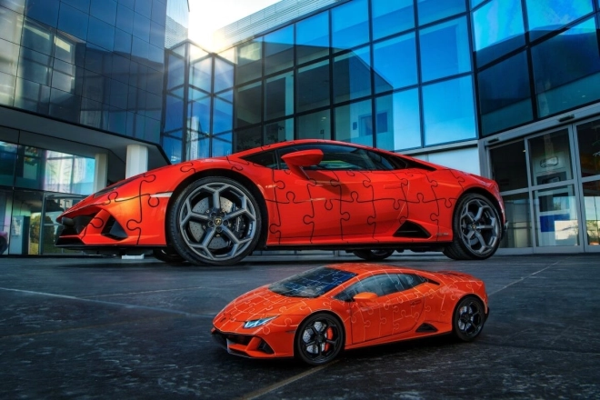 Lamborghini Huracán Evo 3D Puzzle - Grün