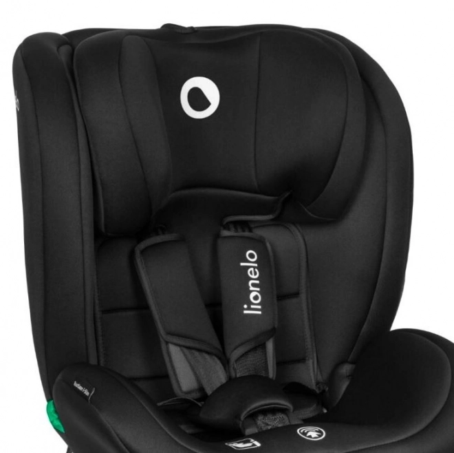 Rotierbarer Kindersitz Lionelo Bastiaan i-Size 40-150 cm, Schwarz Grau – Schwarz Carbon