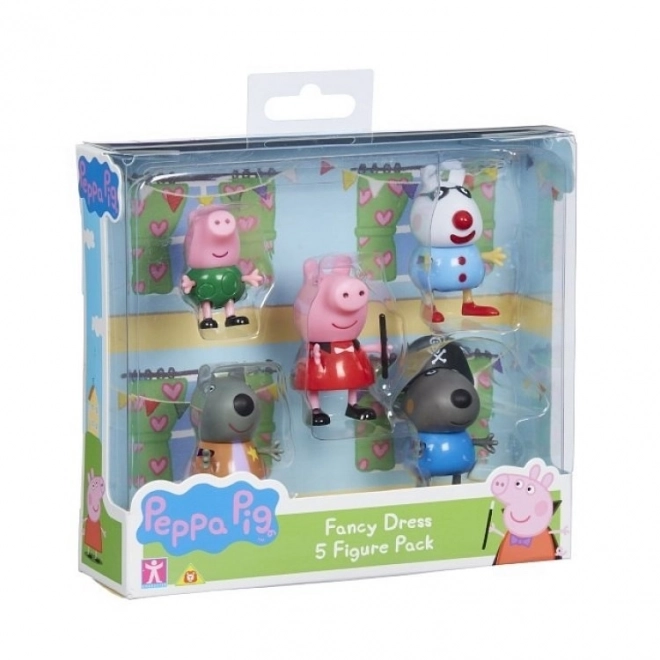 Peppa Pig Figuren-Set in Kostümen