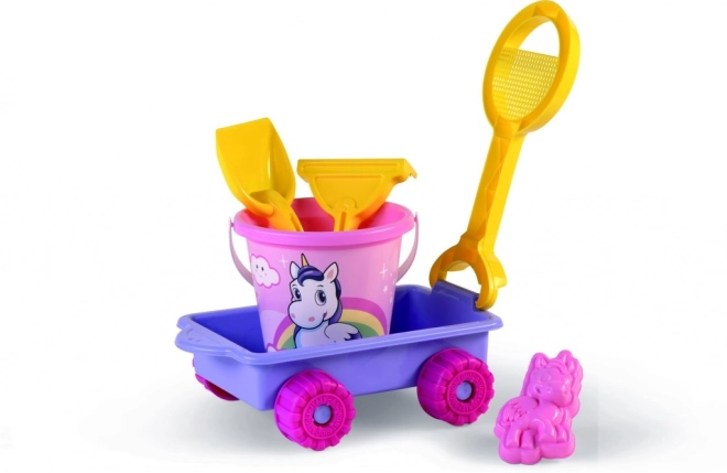 Sandspielset mit Einhorn-Motiv