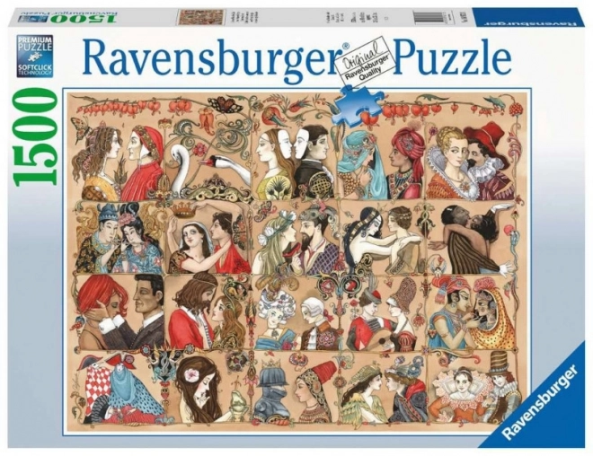 Puzzle 1500 Teile: Liebesgeschichte von Ravensburger